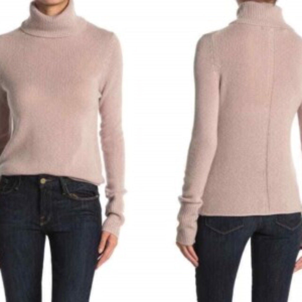 360 Cashmere Cashmere Turtleneck Sweater